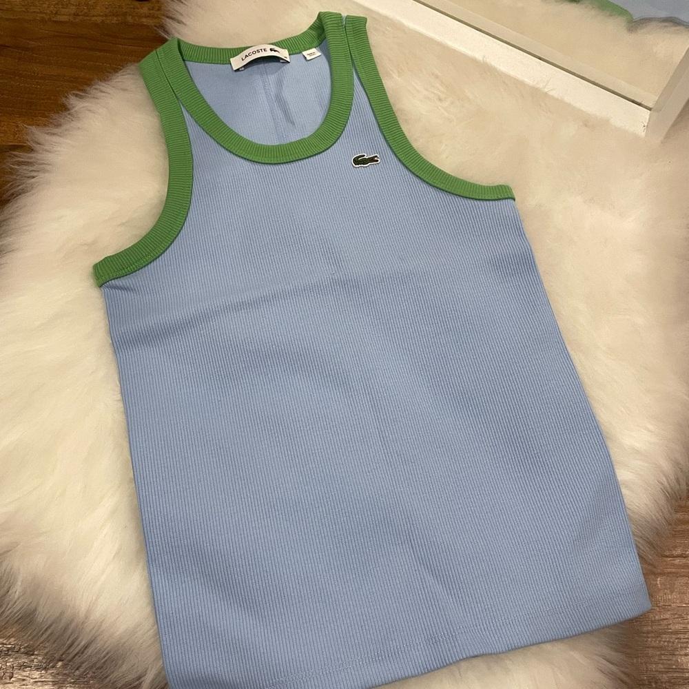 Lacoste Slim Fit Cotton Tank Top